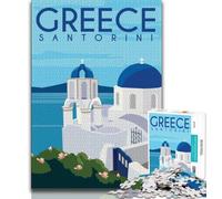 Puzzle per adolescenti, poster di viaggi nel mondo, giocattoli educativi per imparare, attività divertenti da fare a casa, regalo di compleanno, regali di viaggio (75x50cm)