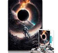 Puzzle per adolescenti, puzzle con buchi neri per adolescenti, per ammazzare il tempo durante le vacanze a casa con pezzi completamente interconnessi e di forma casuale (dimensioni 75x50cm)