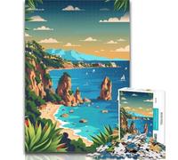 Puzzle per adolescenti, puzzle con paesaggio della Sardegna, 1000 pezzi per adulti, gioco stimolante, giocattoli, ideale come regalo per tutta la famiglia, 75x50cm
