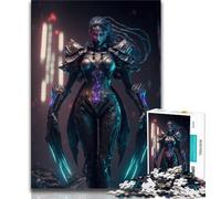 Puzzle per adolescenti puzzle Cyborg da 1000 pezzi per adulti decorazione artistica da parete e idea regalo di compleanno per amici ufficio a casa (26x38cm)