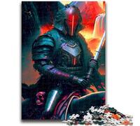 Puzzle per adolescenti Puzzle da 1000 pezzi a cavallo di un samurai giapponese Design vivace e unico Esperienza di puzzle rilassante e stimolante 26x38cm