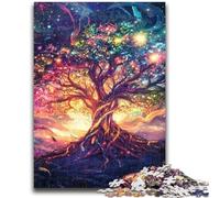 Puzzle per adolescenti Puzzle da 1000 pezzi Albero della vita Adatto a bambini dai 14 anni in su Gioco intellettuale Gioco educativo per compleanni e Natale 50x75cm