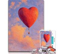 Puzzle per adolescenti Puzzle da 1000 pezzi Amore Mongolfiera, antistress Vacanza a casa Uccidere il tempo Interazione genitore-figlio 50x75cm