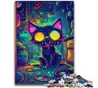 Puzzle per adolescenti Puzzle da 1000 pezzi Anime Cat Design vibrante e unico Esperienza di puzzle rilassante e stimolante 26x38cm