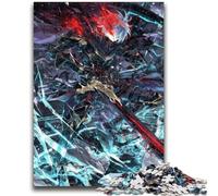 Puzzle per adolescenti Puzzle da 1000 pezzi Anime Demon King Antistress Staycation Kill Time con poster abbinato e foglio di quiz 26x38cm