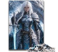 Puzzle per adolescenti Puzzle da 1000 pezzi Anime Girl Dragon Antistress Sfida difficile Arredamento e regali unici per la casa 50X75CM