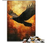 Puzzle per adolescenti Puzzle da 1000 pezzi Aquila nera, per bambini dai 14 anni in su Giocattoli educativi Giochi per famiglie Regalo di compleanno 50x75cm