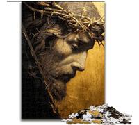 Puzzle per adolescenti Puzzle da 1000 pezzi Arte di Gesù, antistress Sfida difficile Regali di Babbo Natale segreto per ragazzi dai 14 anni in su (dimensioni 26x38cm)