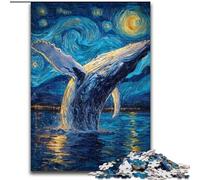 Puzzle per adolescenti Puzzle da 1000 pezzi Balena misteriosa, attività per famiglie, decorazioni per la casa uniche e regali per bambini dai 14 anni in su dimensioni 26x38cm