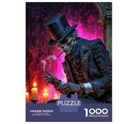 Puzzle Per Adolescenti Puzzle Da 1000 Pezzi Baron Samedi in Top Hat Per Adulti Giocattoli Antistress Regali Per Donne Regali Unici Per Compleanno E Natale 52x38cm/1000pcs
