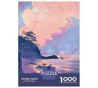 Puzzle Per Adolescenti Puzzle Da 1000 Pezzi Beach Sunset Puzzle Per Adulti Giochi Rilassanti Corsa Di Velocità Manuale Offerta Come Regalo Per Tutta La Famiglia 38x26cm/1000pcs