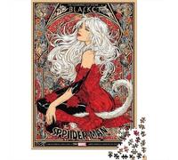 Puzzle Per Adolescenti Puzzle Da 1000 Pezzi Black Cat Marvel Poster Puzzle Per Adulti Giochi Per Famiglie Un'opera D'arte Regali Di Natale E Compleanno 38x26cm/1000pcs