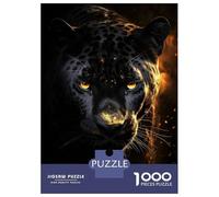 Puzzle Per Adolescenti Puzzle Da 1000 Pezzi Black Jaguar in Gold Per Adulti Gioco Rompicapo Analisi E Logica Gioco Stimolante Regali 38x26cm/1000pcs
