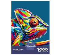 Puzzle Per Adolescenti Puzzle Da 1000 Pezzi Chameleon Wpap Pop Art Per Adulti Giocattoli Antistress Regali Per Donne Regali Unici Per Compleanno E Natale 52x38cm/1000pcs