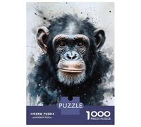 Puzzle Per Adolescenti Puzzle Da 1000 Pezzi Chimpanzee Ape Artistry Puzzle Per Adulti Giochi Rilassanti Corsa Di Velocità Manuale Offerta Come Regalo Per Tutta La Famiglia 70x50cm/1000pcs
