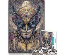 Puzzle per adolescenti, puzzle da 1000 pezzi con eroi del cinema, giocattoli educativi per l'apprendimento, giochi per famiglie, regali unici per compleanni (75x50cm)