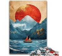 Puzzle per adolescenti Puzzle da 1000 pezzi con paesaggio cinese dipinto Design vivace e unico Esperienza di puzzle rilassante e stimolante 50x75cm
