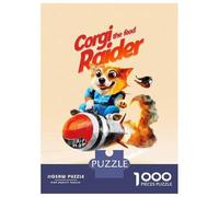 Puzzle Per Adolescenti Puzzle Da 1000 Pezzi Corgi The Food Raider Puzzle Per Adulti Gioco Rompicapo Un'opera D'arte Aiuta L'esercizio Del Cervello 70x50cm/1000pcs