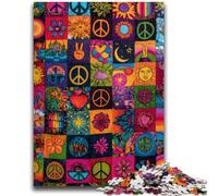 Puzzle per adolescenti Puzzle da 1000 pezzi Cose psichedeliche, antistress Sfida difficile Regali di Babbo Natale segreto per età 14 anni in su 50X75CM