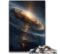 Puzzle per adolescenti Puzzle da 1000 pezzi Cosmic Andromeda Antistress per trascorrere il tempo libero a casa con poster abbinato e foglio di quiz 50x75cm