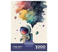 Puzzle Per Adolescenti Puzzle Da 1000 Pezzi Cute Astronaut Dreams Puzzle Per Adulti Gioco Rompicapo Un'opera D'arte Aiuta L'esercizio Del Cervello 38x26cm/1000pcs