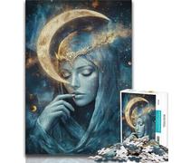 Puzzle per adolescenti Puzzle da 1000 pezzi Dea della Luna, antistress, vacanze, ammazzare il tempo, interazione genitore-figlio, 75x50cm