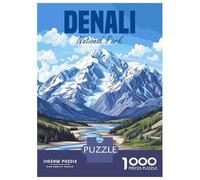 Puzzle Per Adolescenti Puzzle Da 1000 Pezzi Denali National Park Puzzle Per Adulti Giocattoli Antistress Regalo Di Compleanno Aiuta L'esercizio Del Cervello 70x50cm/1000pcs