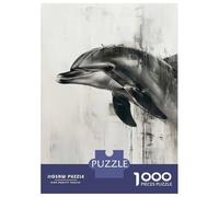 Puzzle Per Adolescenti Puzzle Da 1000 Pezzi Dolphin Painting Puzzle Per Adulti Giochi Rilassanti Corsa Di Velocità Manuale Offerta Come Regalo Per Tutta La Famiglia 70x50cm/1000pcs