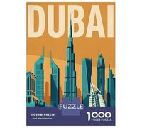 Puzzle Per Adolescenti Puzzle Da 1000 Pezzi Dubai Skyline Travel Puzzle Per Adulti Giocattoli Antistress Regalo Di Compleanno Aiuta L'esercizio Del Cervello 70x50cm/1000pcs