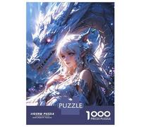 Puzzle Per Adolescenti Puzzle Da 1000 Pezzi Enchanted Bond Elven Maiden And Mystic Dragon Puzzle Per Adulti Giochi Rilassanti Ma Divertenti E Umoristici Regali Unici Per Compleanni 38x26cm/1000pcs