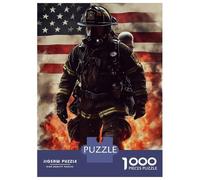 Puzzle Per Adolescenti Puzzle Da 1000 Pezzi Firefighter in Flames Puzzle Per Adulti Giochi Rilassanti Corsa Di Velocità Manuale Offerta Come Regalo Per Tutta La Famiglia 70x50cm/1000pcs