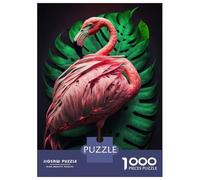 Puzzle Per Adolescenti Puzzle Da 1000 Pezzi Flamingo Generative AI Puzzle Per Adulti Giochi Per Famiglie Un'opera D'arte Regali Di Natale E Compleanno 38x26cm/1000pcs