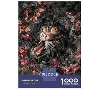 Puzzle Per Adolescenti Puzzle Da 1000 Pezzi Floral Clouded Leopard Puzzle Per Adulti Giochi Rilassanti Corsa Di Velocità Manuale Offerta Come Regalo Per Tutta La Famiglia 52x38cm/1000pcs