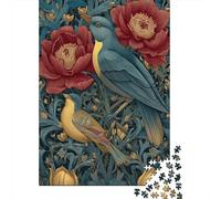 Puzzle Per Adolescenti Puzzle Da 1000 Pezzi Garden Birds Illustration-1 Puzzle Per Adulti Giochi Rilassanti Ma Divertenti E Umoristici Regali Unici Per Compleanni 52x38cm/1000pcs