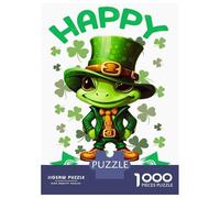 Puzzle Per Adolescenti Puzzle Da 1000 Pezzi Gecko Saint Patricks Day Per Adulti Gioco Rompicapo Analisi E Logica Gioco Stimolante Regali 38x26cm/1000pcs