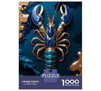 Puzzle Per Adolescenti Puzzle Da 1000 Pezzi Gold Lobster Kintsugi Art Puzzle Per Adulti Giochi Rilassanti Corsa Di Velocità Manuale Offerta Come Regalo Per Tutta La Famiglia 52x38cm/1000pcs