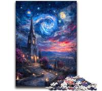 Puzzle per adolescenti Puzzle da 1000 pezzi Il misterioso Monte Fuji, antistress, sfida difficile, regali di Babbo Natale segreto per ragazzi dai 14 anni in su, 26X38CM