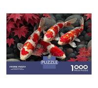 Puzzle Per Adolescenti Puzzle Da 1000 Pezzi Japanese Koi Fish Pond Puzzle Per Adulti Giochi Rilassanti Ma Divertenti E Umoristici Regali Unici Per Compleanni 70x50cm/1000pcs