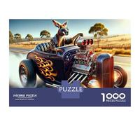 Puzzle Per Adolescenti Puzzle Da 1000 Pezzi Kangaroo Hot Rod Road Trip Per Adulti Gioco Rompicapo Analisi E Logica Gioco Stimolante Regali 52x38cm/1000pcs