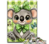 Puzzle per adolescenti Puzzle da 1000 pezzi Koala Gioco impegnativo e gioco per famiglie Decorazione da parete Regali unici per compleanno e Natale 38x26cm