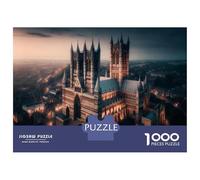 Puzzle Per Adolescenti Puzzle Da 1000 Pezzi Lincoln Cathedral Gothic Architecture Per Adulti Gioco Rompicapo Analisi E Logica Gioco Stimolante Regali 38x26cm/1000pcs