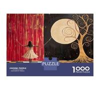 Puzzle Per Adolescenti Puzzle Da 1000 Pezzi Magical Moonlit Dance Per Adulti Gioco Rompicapo Analisi E Logica Gioco Stimolante Regali 52x38cm/1000pcs