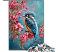 Puzzle per adolescenti Puzzle da 1000 pezzi Martin pescatore, gioco stimolante e gioco per famiglie, ideale come regalo per tutta la famiglia, 26x38cm