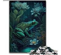 Puzzle per adolescenti, puzzle da 1000 pezzi, motivo: rana, terra mitica, per giochi educativi, giocattoli, decorazioni per la casa e regali unici dimensioni 26x38cm