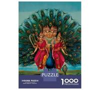 Puzzle Per Adolescenti Puzzle Da 1000 Pezzi Murugan by Raja Ravi Varma Per Adulti Giochi Rilassanti Corsa Di Velocità Regali Di Natale E Compleanno 52x38cm/1000pcs