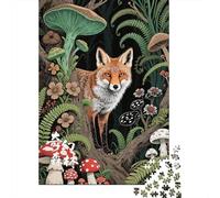 Puzzle Per Adolescenti Puzzle Da 1000 Pezzi Mystical Forest Fox Puzzle Per Adulti Giochi Rilassanti Ma Divertenti E Umoristici Regali Unici Per Compleanni 52x38cm/1000pcs