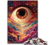 Puzzle per adolescenti Puzzle da 1000 pezzi Occhio misterioso Aiuta il cervello a esercitare Giocattoli avvincenti per coltivare la pazienza Adatto alle coppie 26x38cm