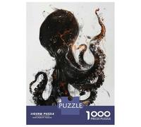 Puzzle Per Adolescenti Puzzle Da 1000 Pezzi Octopus Watercolor Art Puzzle Per Adulti Giochi Rilassanti Corsa Di Velocità Manuale Offerta Come Regalo Per Tutta La Famiglia 52x38cm/1000pcs