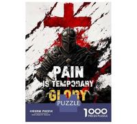 Puzzle Per Adolescenti Puzzle Da 1000 Pezzi Pain Is Temporary, Glory Is Forever Puzzle Per Adulti Giochi Rilassanti Corsa Di Velocità Manuale Offerta Come Regalo Per Tutta La Famiglia 38x26cm/1000pcs