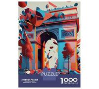 Puzzle Per Adolescenti Puzzle Da 1000 Pezzi Paris Arc De Triomphe 2 Puzzle Per Adulti Gioco Pratico Un'opera D'arte Regali Unici Per Compleanni E Occasioni Speciali 70x50cm/1000pcs